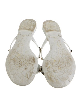 Valentino Rockstud Accents Rubber Slides