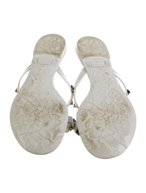 Valentino Rockstud Accents Rubber Slides