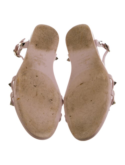 Valentino Rockstud Accents Rubber Gladiator Sandals