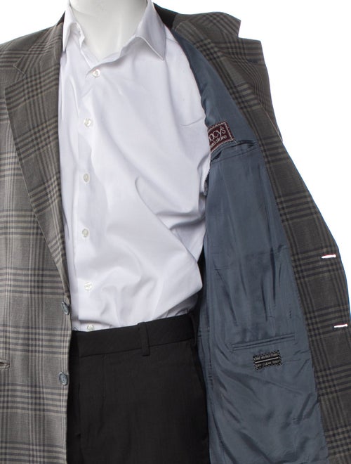 Valentino Plaid Print Blazer