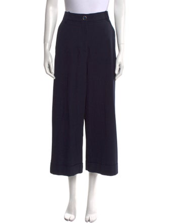 Valentino Virgin Wool Wide Leg Pants