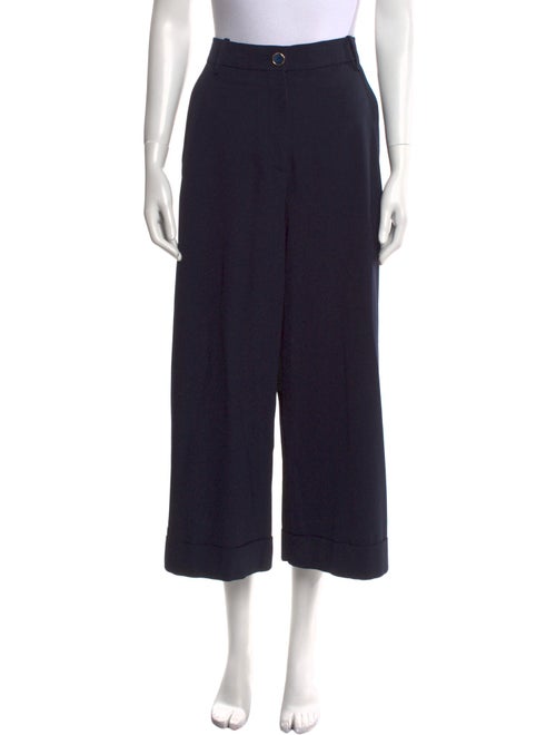 Valentino Virgin Wool Wide Leg Pants
