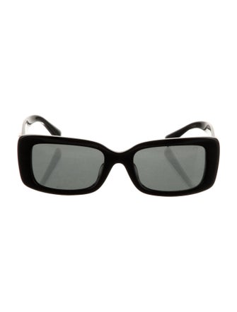 Valentino Signature Logo Square Sunglasses