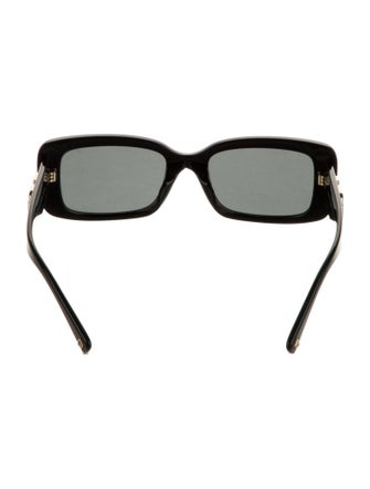 Valentino Signature Logo Square Sunglasses