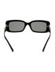 Valentino Signature Logo Square Sunglasses