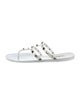 Valentino Rockstud Accents Rubber Slides