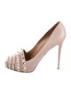 Valentino Rockstud Accents Leather Pumps