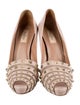 Valentino Rockstud Accents Leather Pumps