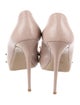 Valentino Rockstud Accents Leather Pumps