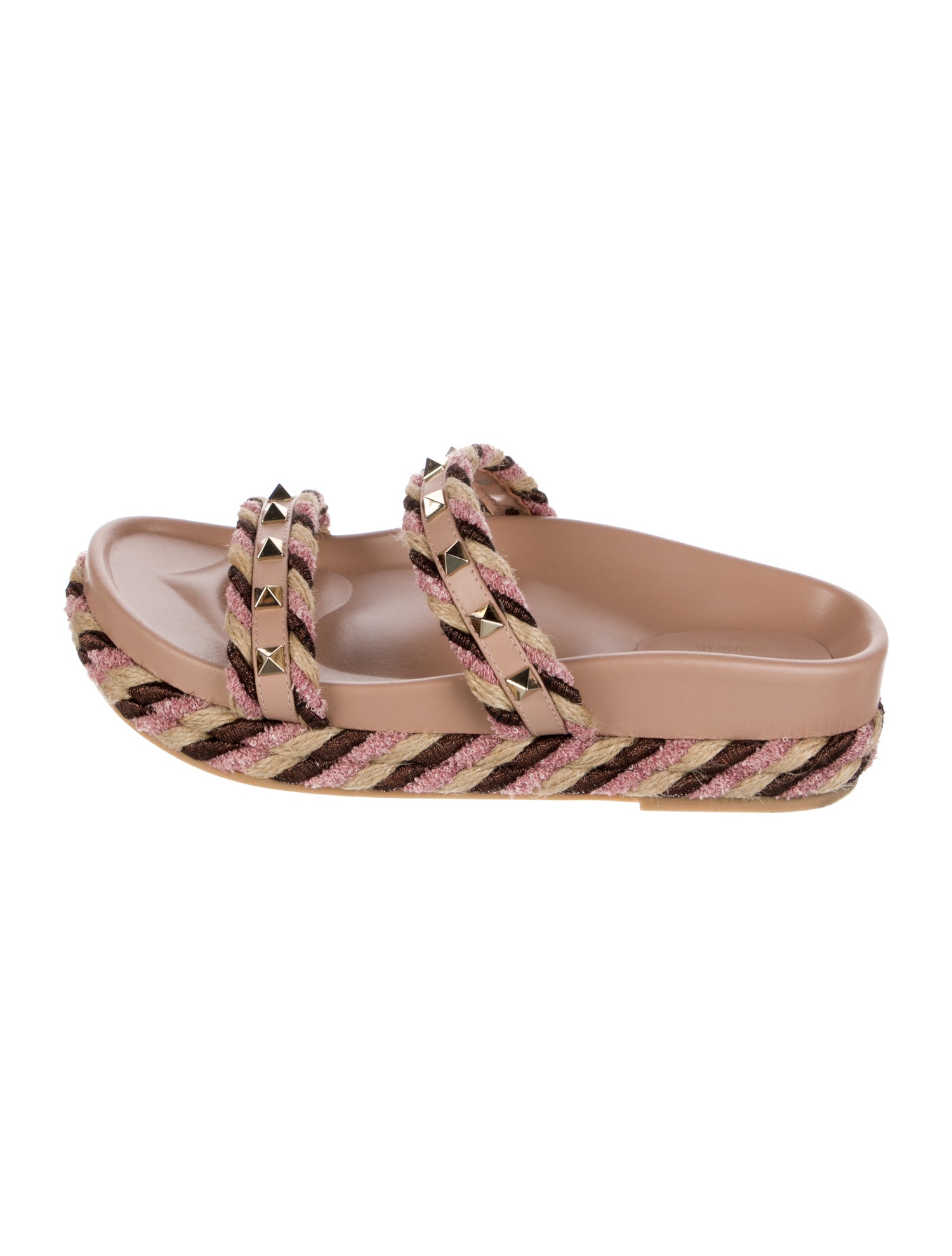 Valentino Rockstud Accents Slides