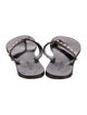 Valentino Rockstud Accents Leather Flip Flops