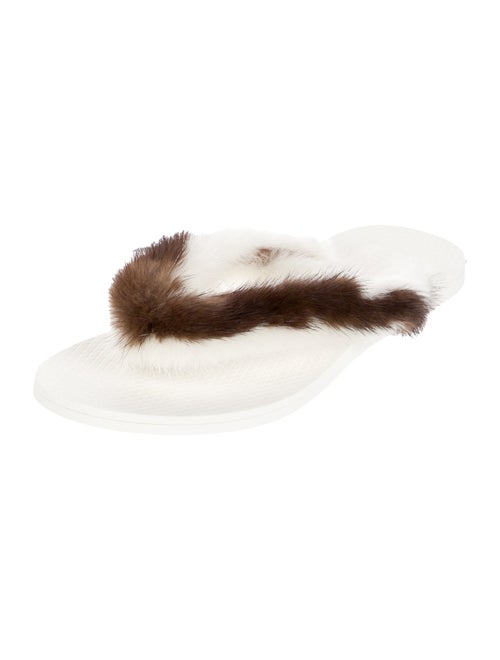 Valentino Rubber Animal Print Slides