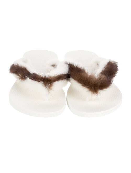 Valentino Rubber Animal Print Slides