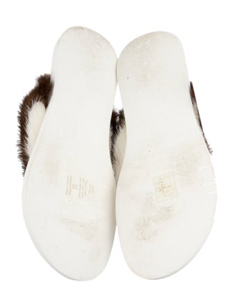 Valentino Rubber Animal Print Slides