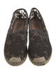 Valentino Lace Lace Pattern Espadrilles