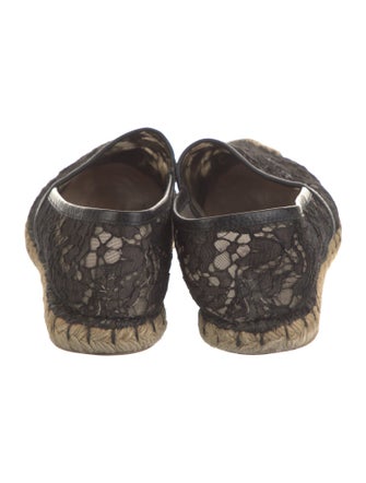 Valentino Lace Lace Pattern Espadrilles
