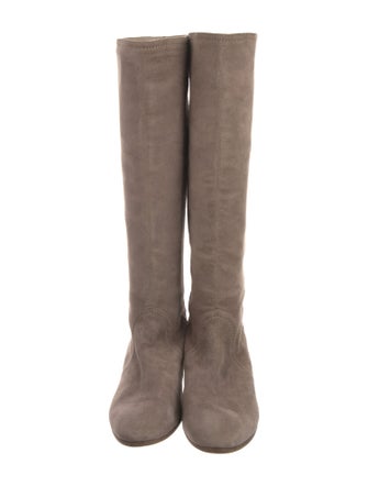 Valentino Suede Riding Boots