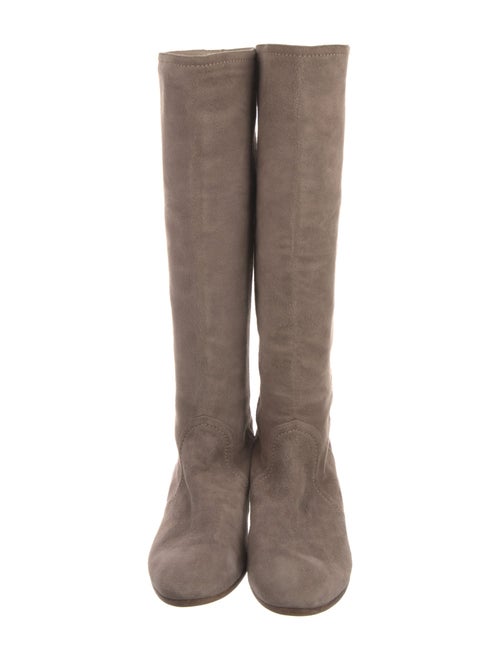Valentino Suede Riding Boots