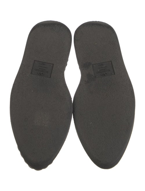 Valentino Leather Braided Accents Oxfords