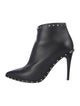Valentino Rockstud Accents Leather Boots