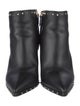 Valentino Rockstud Accents Leather Boots