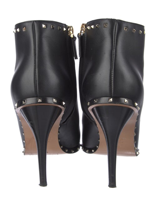 Valentino Rockstud Accents Leather Boots