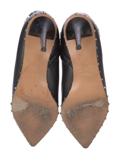 Valentino Rockstud Accents Leather Boots