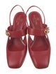 Valentino Leather Slingback Sandals