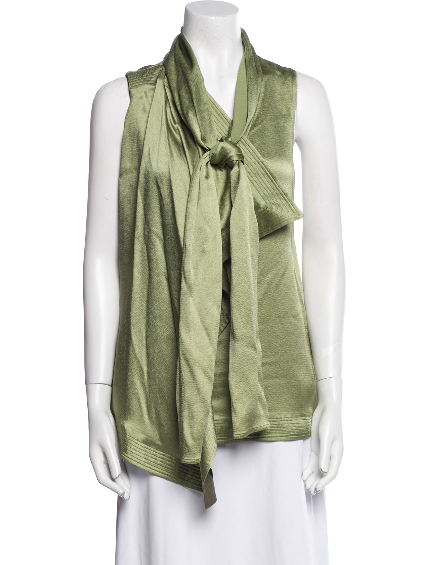 Valentino Silk Cowl Neck Top