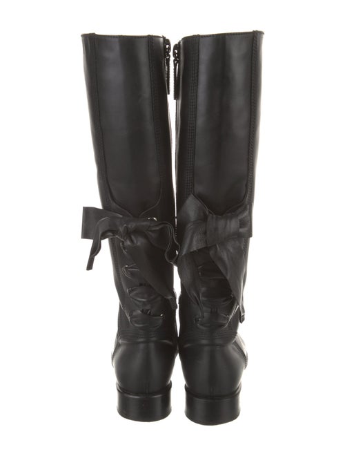 Valentino Leather Riding Boots