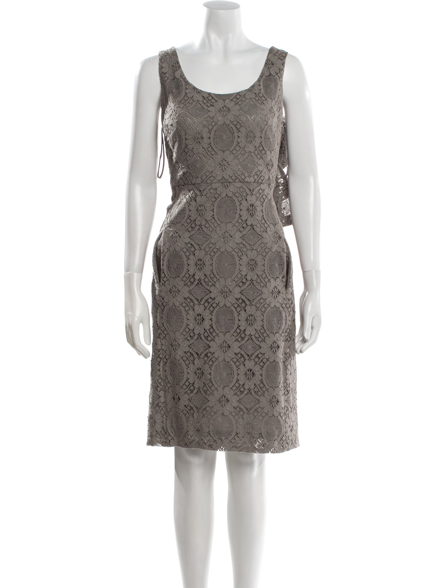 Valentino Lace Knee-Length Dress