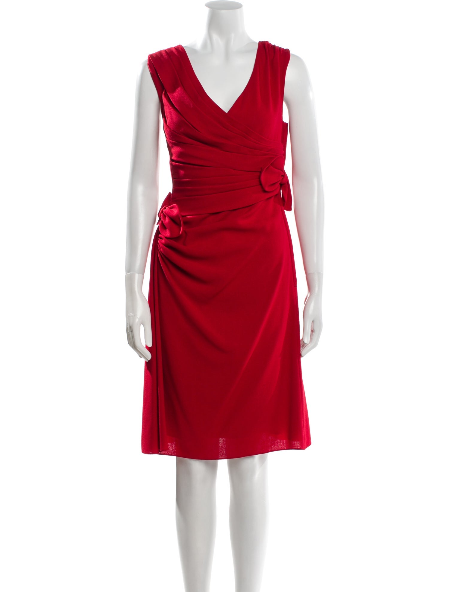 Valentino Virgin Wool Knee-Length Dress