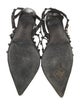 Valentino Rockstud Accents Leather T-Strap Pumps