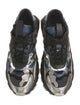 Valentino Leather Camouflage Print Sneakers