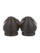 Valentino Rockstud Accents Leather Ballet Flats