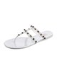 Valentino Rockstud Accents Rubber Slides