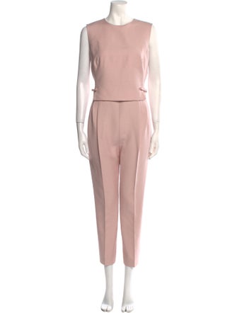 Valentino Wool Crew Neck Jumpsuit