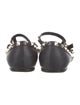 Valentino Rockstud Accents Leather Ballet Flats