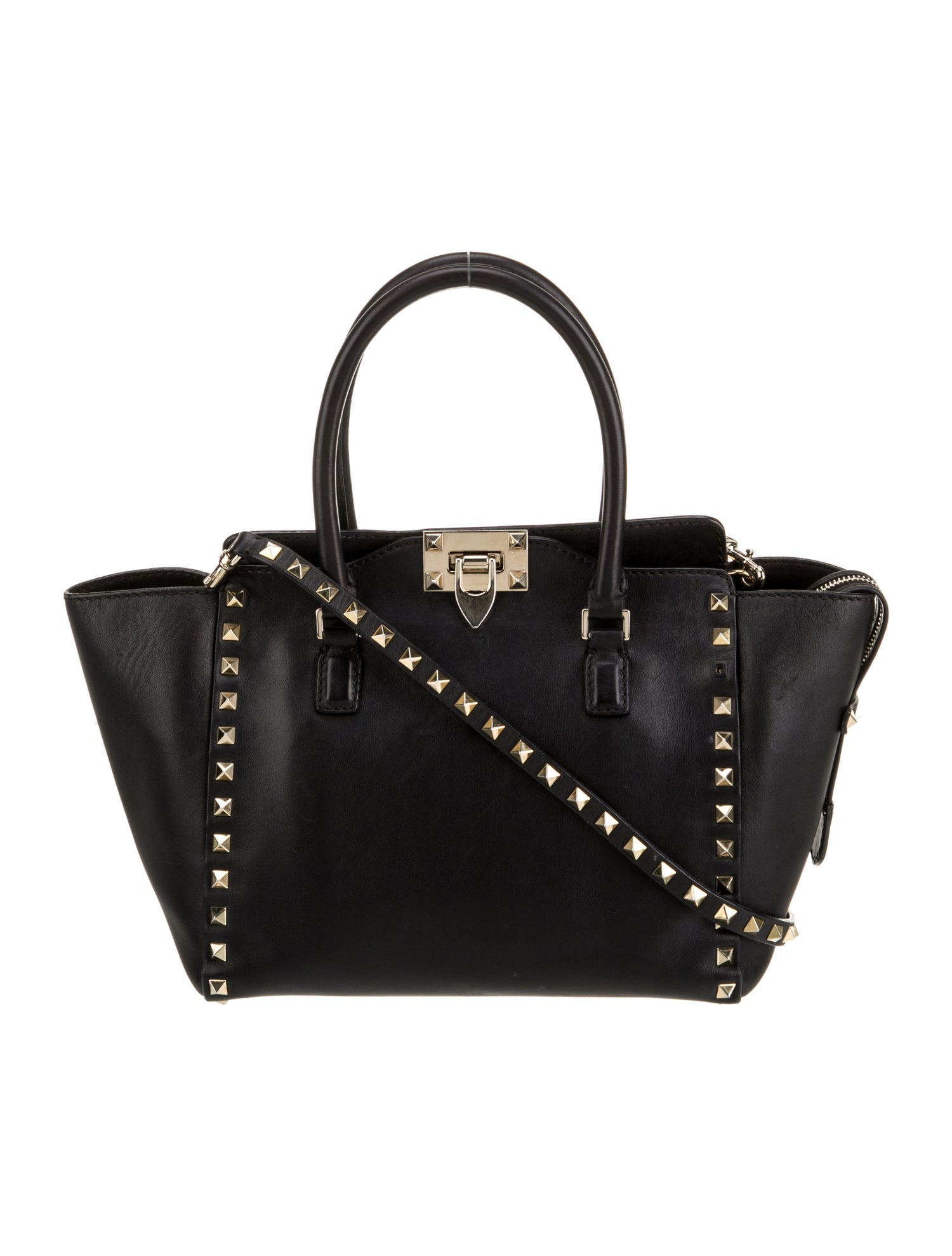 Valentino Leather Top Handle Bag