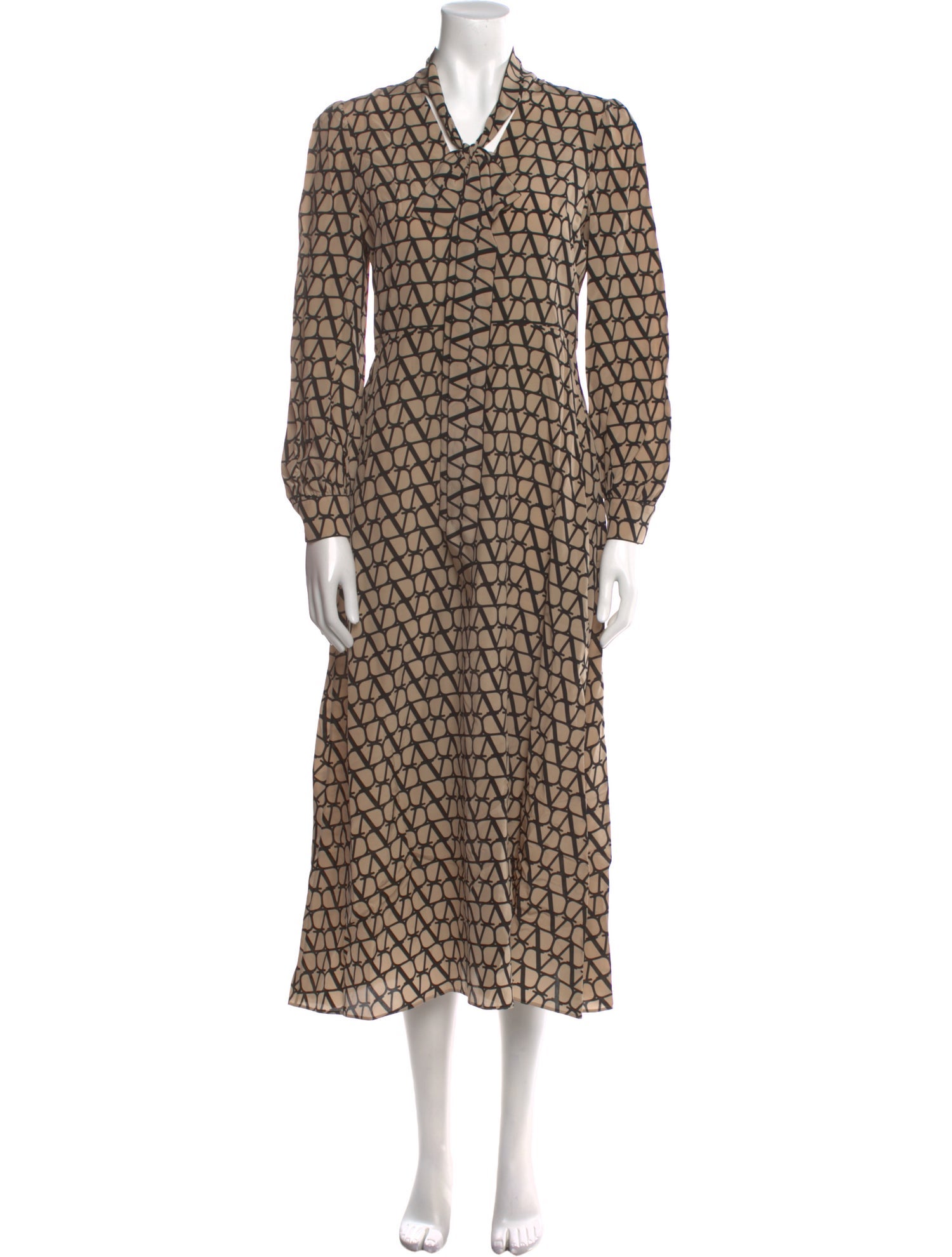 Valentino Silk Long Dress