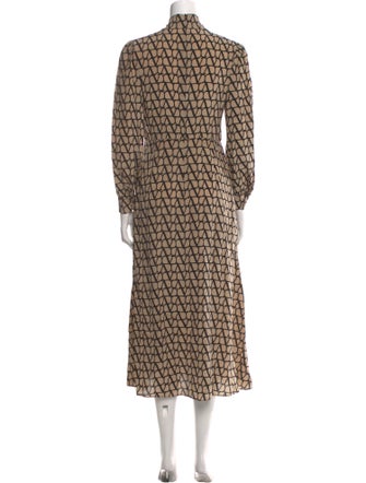 Valentino Silk Long Dress