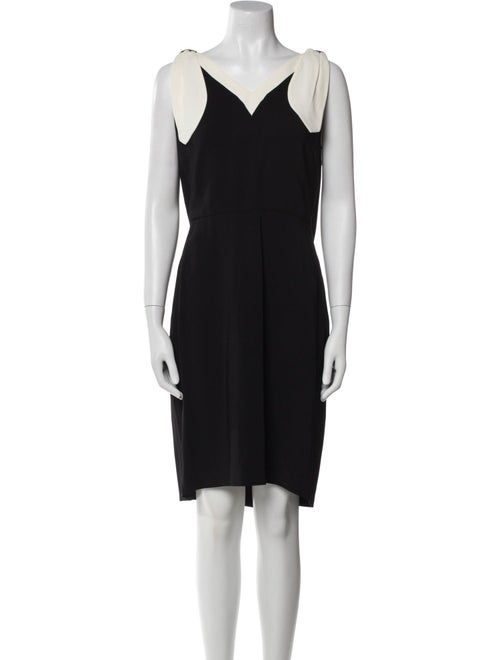 Valentino V-Neck Midi Length Dress