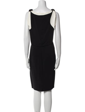 Valentino V-Neck Midi Length Dress