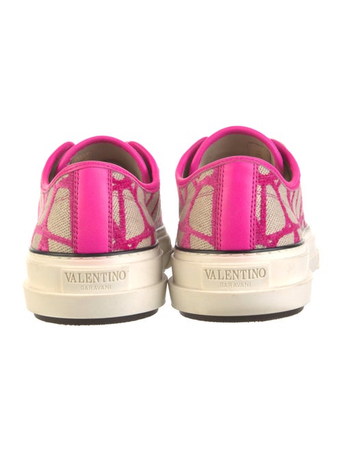Valentino Canvas Printed Sneakers