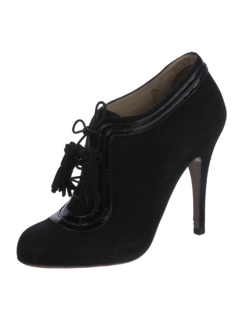 Valentino Suede Lace-Up Boots