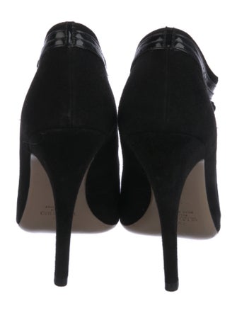 Valentino Suede Lace-Up Boots