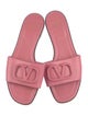 Valentino Leather Slides