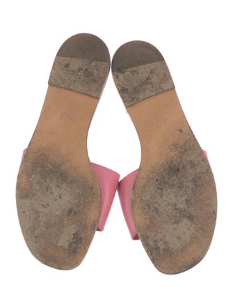 Valentino Leather Slides