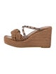 Valentino Rockstud Accents Braided Accents Espadrilles