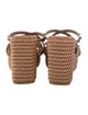 Valentino Rockstud Accents Braided Accents Espadrilles